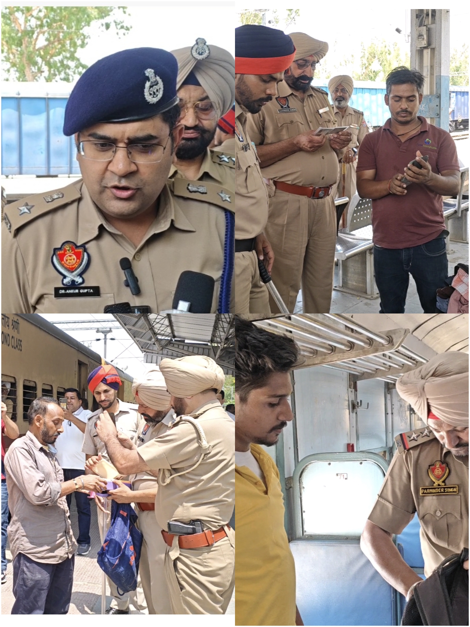 ਜਗਰਾਉਂ ਬੱਸ ਸਟੈਂਡ ਅਤੇ ਰੇਲਵੇ ਸਟੇਸ਼ਨ 'ਤੇ ਲੁਧਿਆਣਾ ਦਿਹਾਤੀ ਪੁਲਿਸ ਦਾ ਵਿਸ਼ੇਸ਼ CASO ਚੈਕਿੰਗ ਅਭਿਆਨ