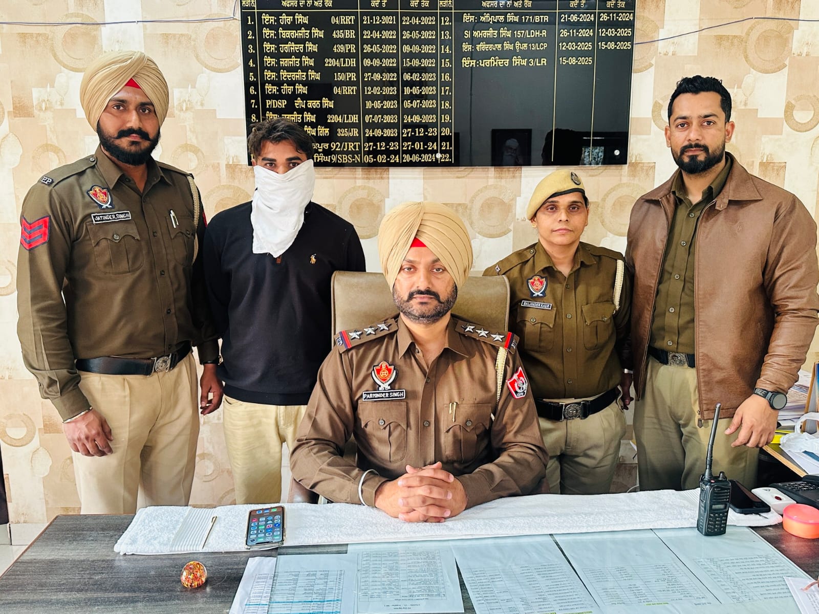 6 ग्राम हेरोइन के साथ 'हैप्पी' गिरफ्तार, थाना प्रभारी परमिंदर सिंह ने दी जानकारी