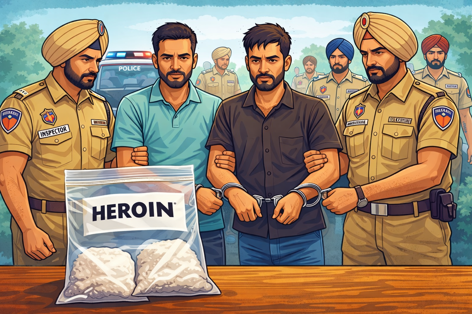 ਹੈਰੋਇਨ ਸਮੇਤ 2 ਕਾਬੂ, ਵੱਖ-ਵੱਖ ਥਾਣਿਆਂ ਵਿੱਚ ਕੇਸ ਦਰਜ ਸਬ-ਹੈਡਿੰਗ: